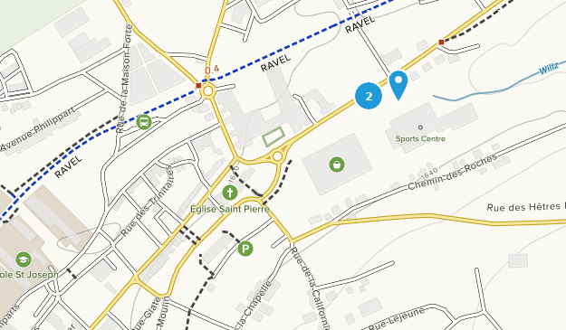 Bastogne, Luxembourg Map