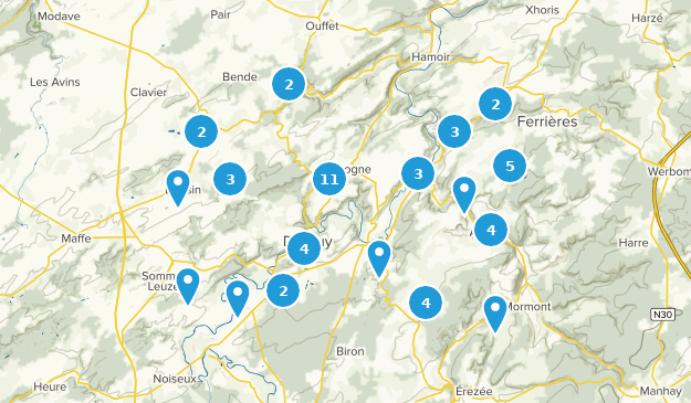 Durbuy, Luxembourg Map