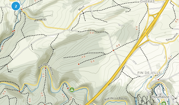 Houffalize, Provinz Luxemburg Map