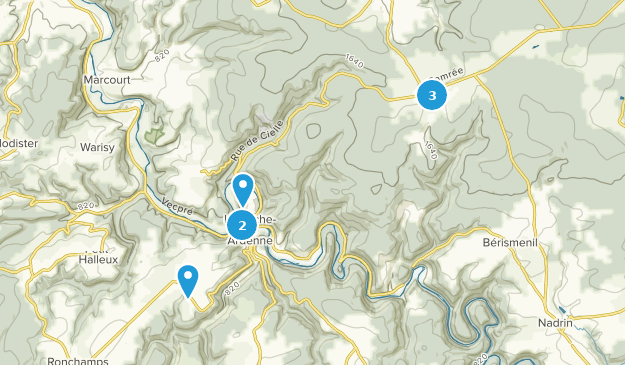 La Roche-en-Ardenne, Luxembourg Map