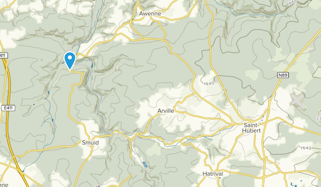Saint-Hubert, Provinz Luxemburg Map