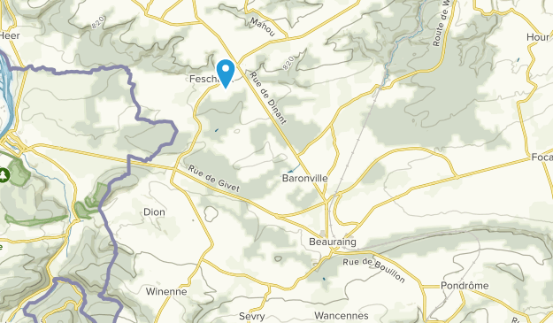 Beauraing, Province de Namur Map