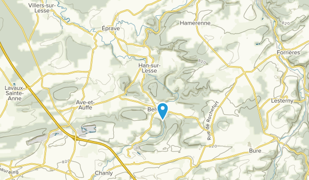 Rochefort, Namur Map