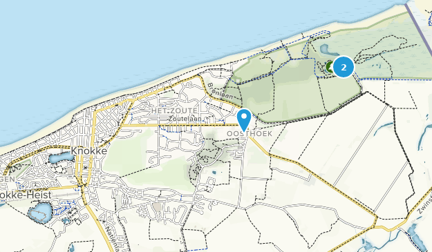 Knokke, Province de Flandre-Occidentale Map
