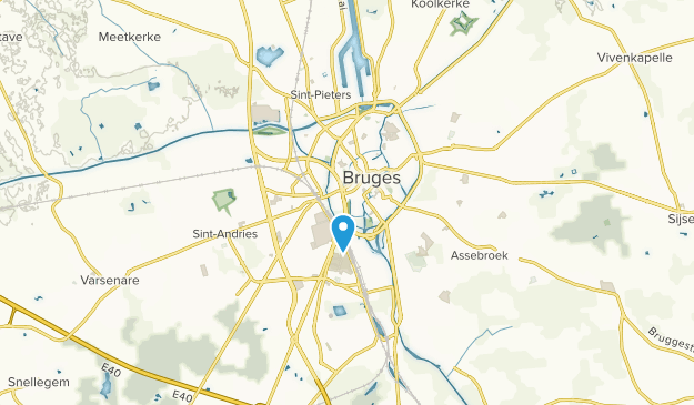 Arrondissement Brugge, West-Vlanderen Map