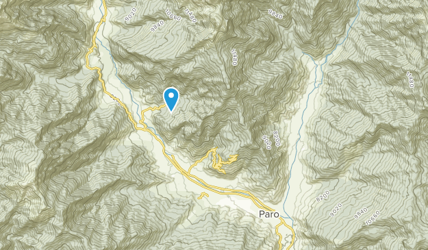 Paro Dzong, Paro Map