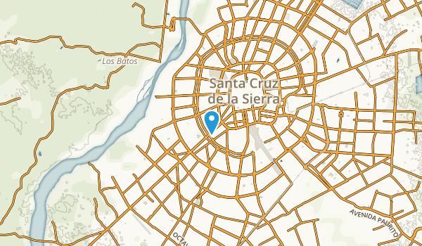 El Pari, Santa Cruz Map