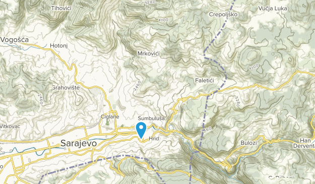 Sarajevo, Sarajevo Map