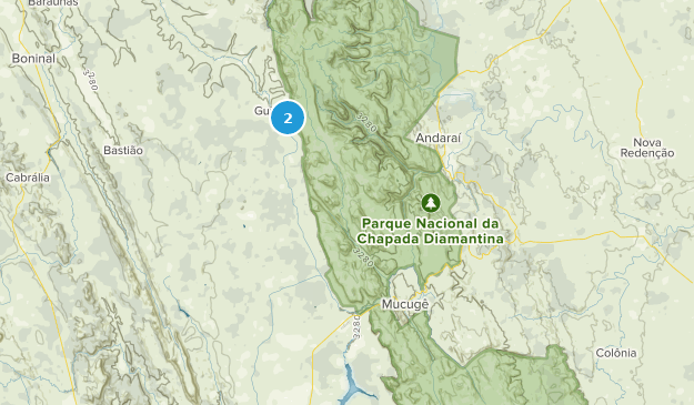 Mucugê, Bahia Map