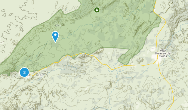 Alto Paraíso De Goiás, Goias Map