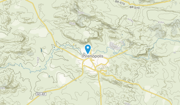 Pirenópolis, Goias Map