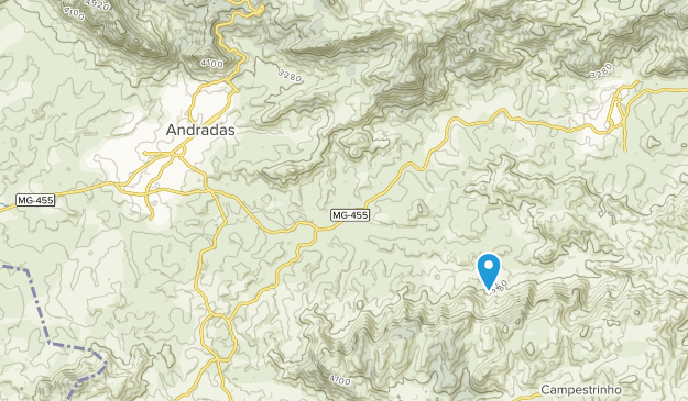 Andradas, Minas Gerais Map