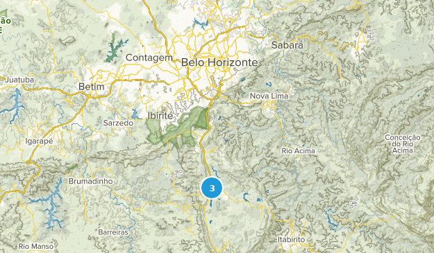 Belo Horizonte, Estado de Minas Gerais Map