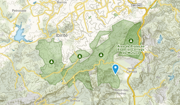Ibirité, Minas Gerais Map
