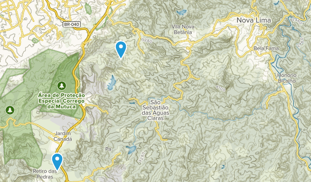 Nova Lima, Estado de Minas Gerais Map
