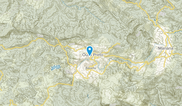 Ouro Preto, Minas Gerais Map