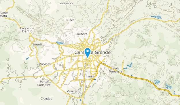 Campina Grande, Paraiba Map