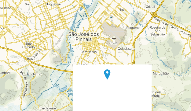 São José Dos Pinhais, Parana Map