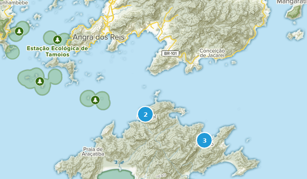 Angra dos Reis, Rio de Janeiro Map