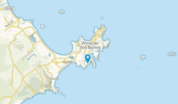 Armação Dos Búzios, Rio de Janeiro Map
