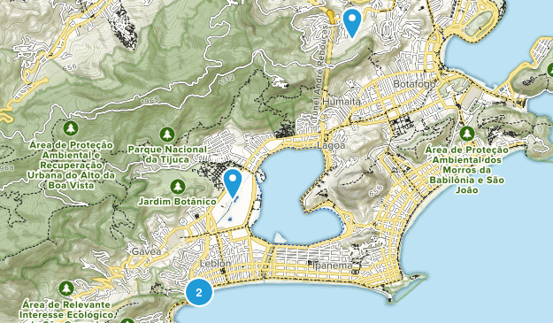 Leblon, Rio de Janeiro Map