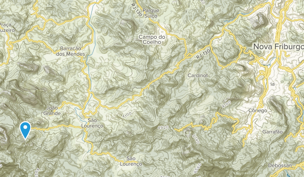 Nova Friburgo, Rio de Janeiro Map