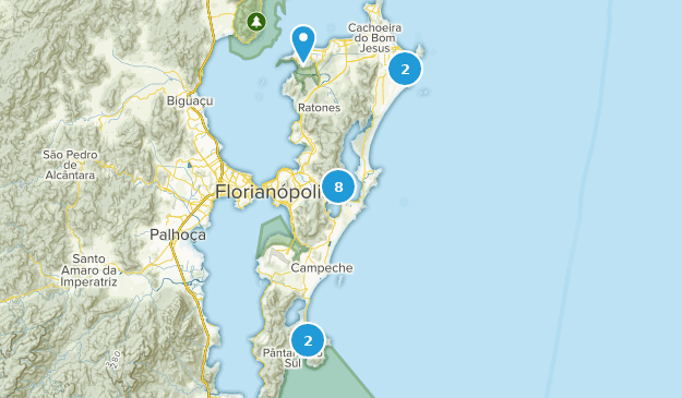 Florianópolis, Santa Catarina Map