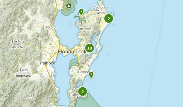 Florianópolis, Santa Catarina Map