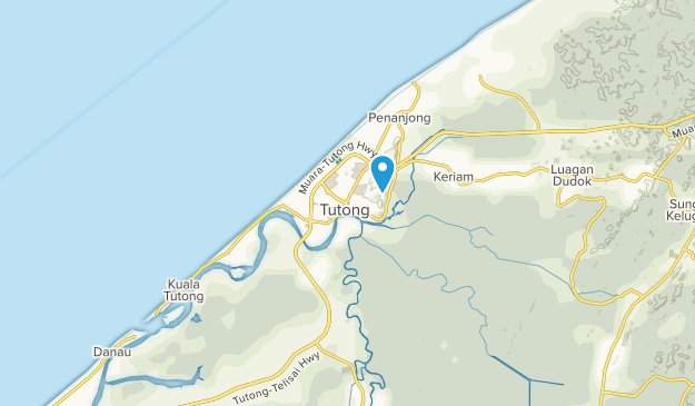 Tutong, Distrito de Tutong Map