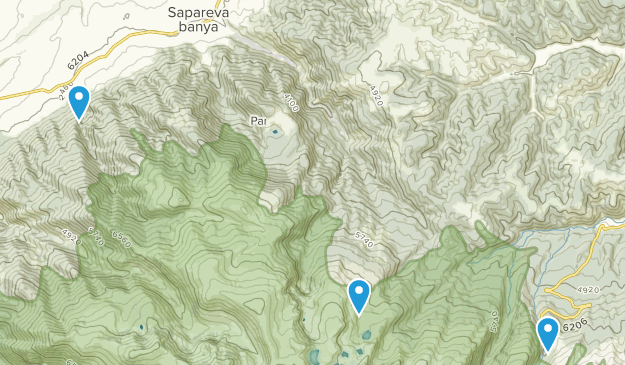 Sapareva Banya, Kyoustendil Map