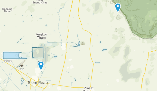 Siem Reap, Siem Reap Map