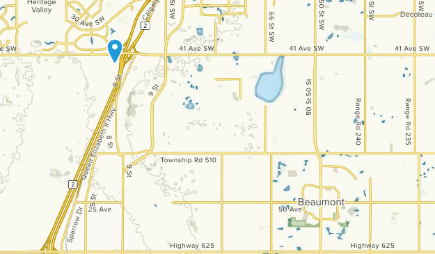 Beaumont, Alberta Map
