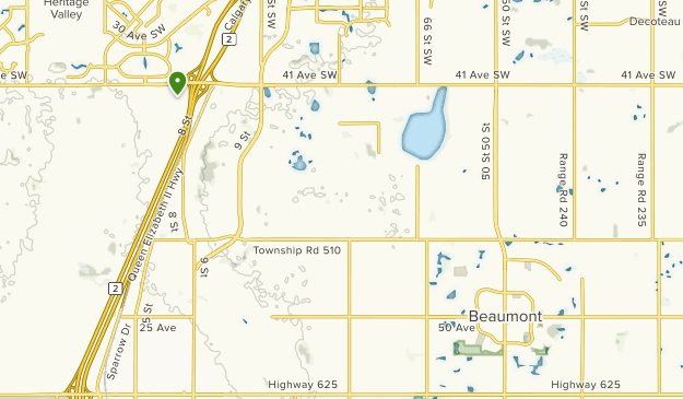 beaumont ab map