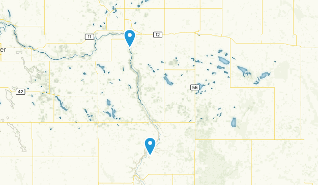 Big Valley, Alberta Map