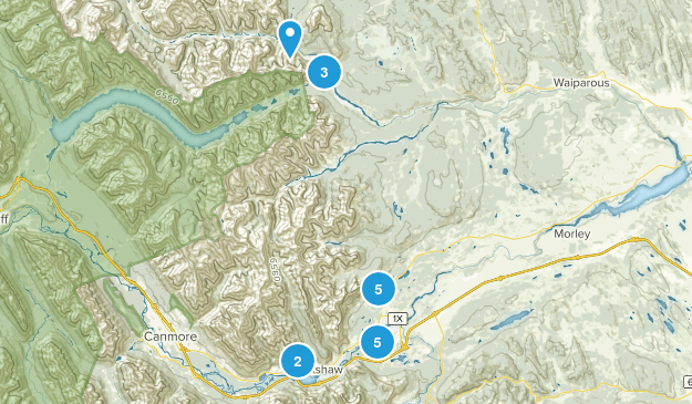 Bighorn No 8, Alberta Map