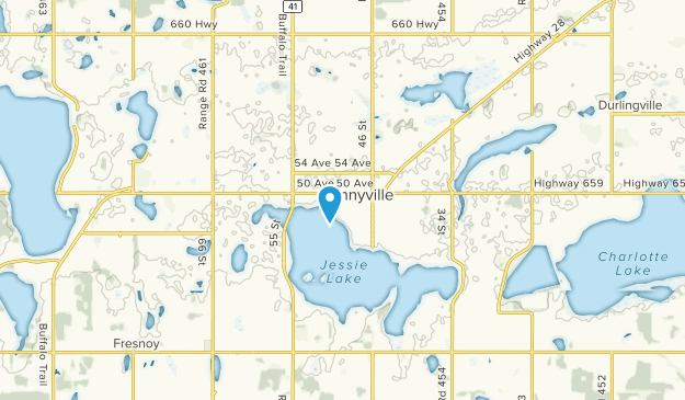 Bonnyville, Alberta Map