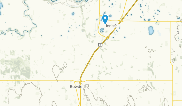 Bowden, Alberta Map