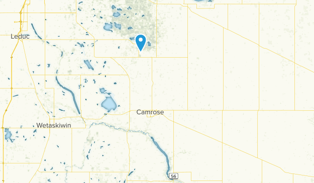 Camrose County, Alberta Map