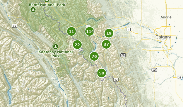 Best Trails near Canmore, Alberta, Canada