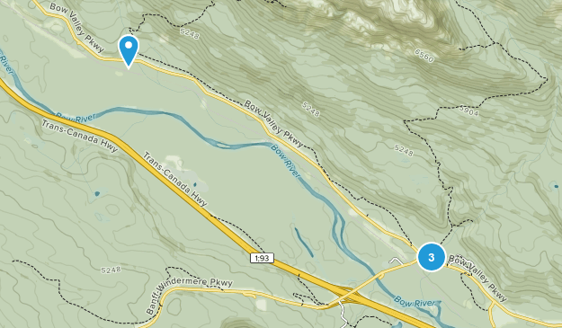 Castle Junction, Alberta Map