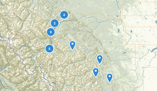 Clearwater County, Alberta Map