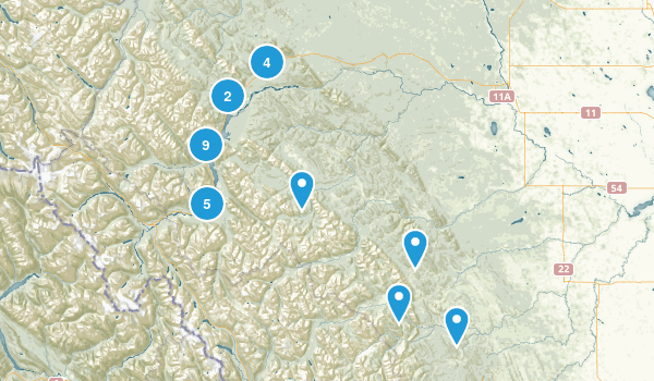 Clearwater County, Alberta Map
