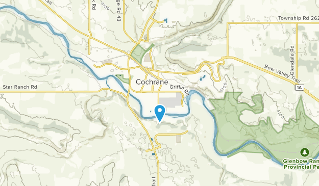Cochrane, Alberta Map