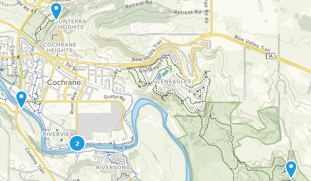 Cochrane, Alberta Map