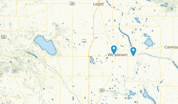 comté de Wetaskiwin No 10, Alberta Map