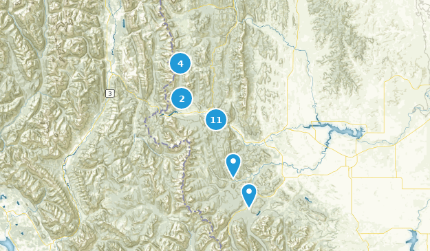Crowsnest Pass, Alberta Map