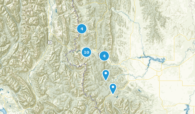 Crowsnest Pass, Alberta Map