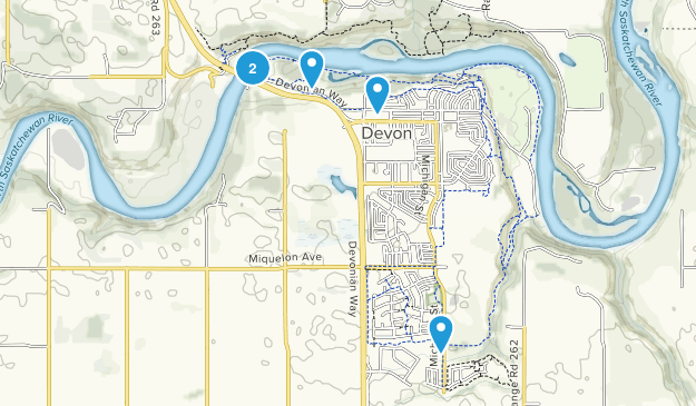 Devon, Alberta Map