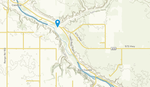 East Coulee, Alberta Map