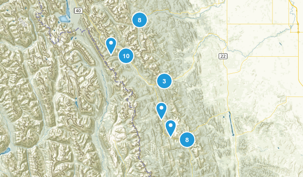 Eden Valley, Alberta Map